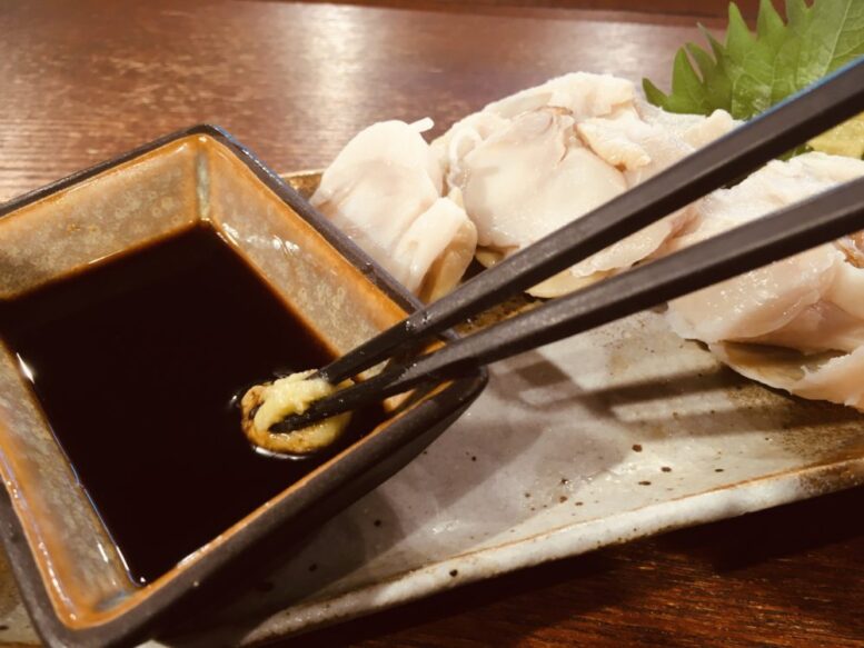 たことんび(タコの口)を刺身で！すんごいボリュームにたじろぐ。 | ぼっくりコム